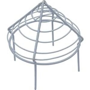 Pipe Cap Plastic Coated Wire 4in