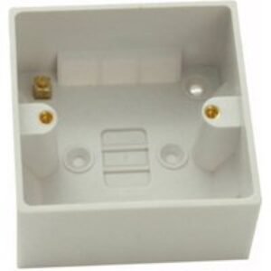 4Trade Pattress Box 1 Gang 25mm