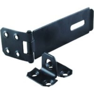 4Trade Safety Hasp & Staple 112mm Black