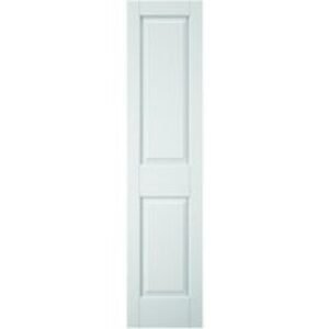 Travis Perkins White Primed 2 Panel Grain Hollow Core Door 1981 x 457 x 35mm