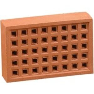 Hepworth Square Hole Airbrick 215 x 140mm Red YA14R