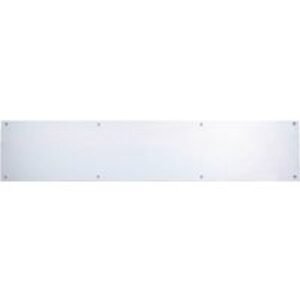 4TRADE Kicking Plate Satin Anodised Aluminium 750mm x 152mm 523493