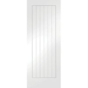 Internal White Primed Suffolk White Door 1981x686x35mm