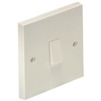 4Trade Light Switch 10 Amp 1 Gang 2 Way
