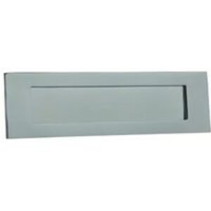 4Trade Letterbox Plate Chrome 250 x 75mm