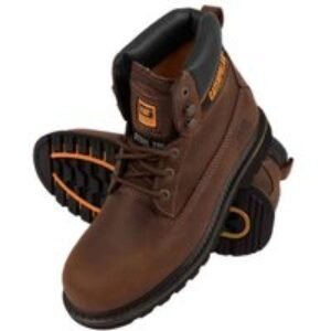 Caterpillar Holton Safety Boots Brown Size 8