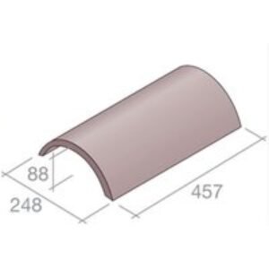 Marley Standard Fittings Segmental Ridge Antique Brown - Pallet of 120