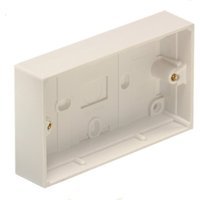 4Trade Pattress Box 2 Gang 25mm