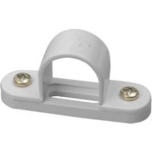 Marshall-Tufflex Conduit Spacer Bar Saddle White 25mm