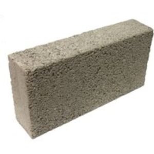Solid Dense 7.3N Concrete Block Grey 140mm