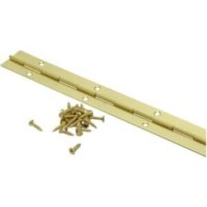 4TRADE Piano Hinge Electro Brass 900mm