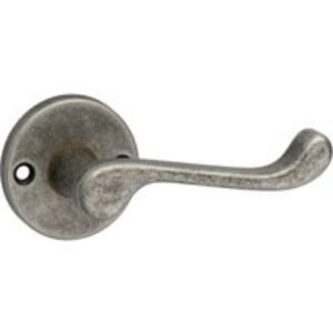 Urfic Antique Victorian Scroll Lever On Rose Door Handle Pewter