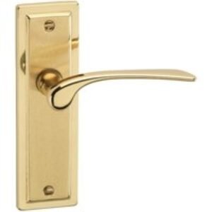 Urfic Como Lever Latch Door Handle Satin/Polished Brass