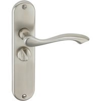 Urfic Kensington Privacy Lock Door Handle Satin Nickel