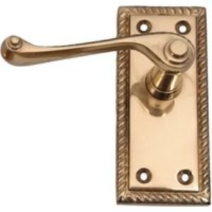 4Trade Georgian Lever Latch Brass