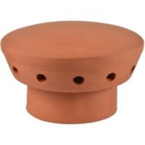 Hepworth Ventilation Terminal Fluvent Red 205mm YL13R
