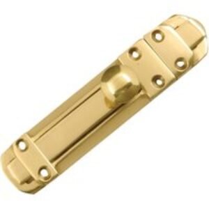 4Trade Surface Slide Bolt Brass 150 x 20 mm