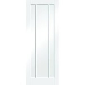 XL WORCESTER WHITE PRIMED CLEAR GLAZED DOOR 1981 X 762 X 35MM