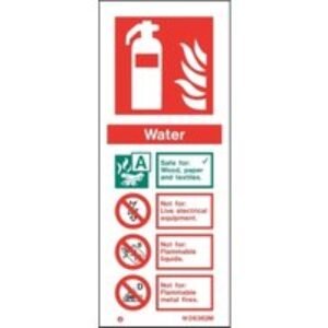 Sentura Fire Safety Water Extinguisher Sign