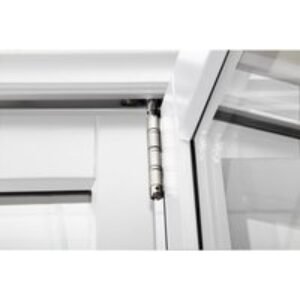 External Pre Finished White Slimline Bifold Door Set 2400 x 54mm