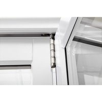 External Pre Finished White Slimline Bifold Door Set 2400 x 54mm
