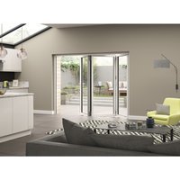 External Aluminium Bifold White Right Opening 2690 x 2090mm High