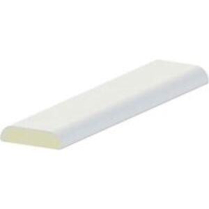 Liniar D Section White (Pack of 5)