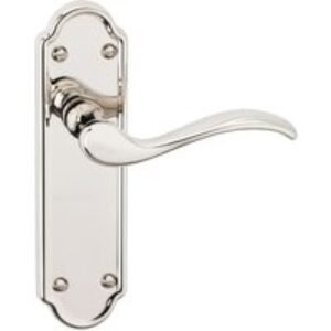 Urfic Lisbon Lever Latch Door Handle Polished Nickel