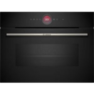 Bosch Series 8 Home Connect Touch Control Compact Oven with Microwave Black 45cm - CMG7241B1B