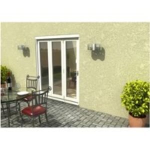 Travis Perkins 54mm White External Sliding Folding 1800mm Door Set