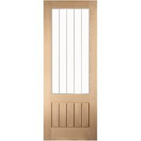 JELD-WEN Oregon Cottage Etch Glazed Interior White Oak Door 1981x686mm