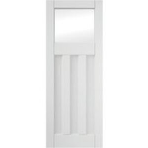 Jeld Wen 1 Light 3 Panel Clear Glazed White Primed Door 1981 x 610 x 35mm