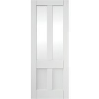 Jeld Wen 2 Light 2 Panel Clear Glazed White Primed Door 1981 x 610 x 35mm