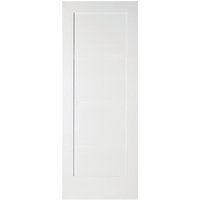Jeld Wen Primed Shaker 1 Panel Sliding Door with Elegant Track 2073 x 862 x 35mm