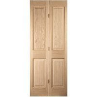 Jeld Wen Oak Oregon 4 Panel Bifold Door 1981 x 762 x 35mm