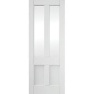 Jeld Wen 2 Light 2 Panel Clear Glazed White Primed Door 1981 x 686 x 35mm