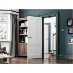 Jeld Wen Deco 4 Panel White Primed Door 1981 x 762 x 35mm