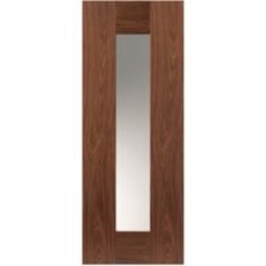 JB Kind Walnut Axis Prefinished Glazed Internal Door 1981 x 838 x 35mm