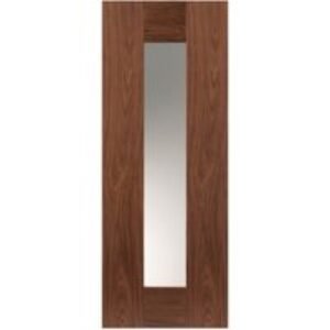 JB Kind Walnut Axis Prefinished Glazed Internal Door 1981 x 686 x 35mm