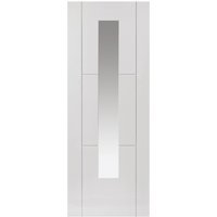 JB Kind Mistral 1 Light Clear Glazed White Primed Door 1981 x 838 x 35mm