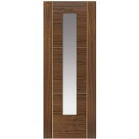JB Kind Walnut Mistral Prefinished Glazed Internal Door 1981 x 838 x 35mm