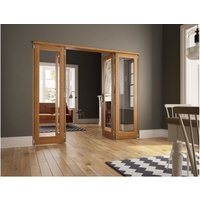 Jci Door Unfinished Oak Fold Flat Set 2700mm