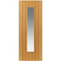 Jb Kind Oak Cherwell Internal Prefinished Glazed Door 35 x 1981 x 762mm