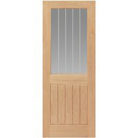 JB Kind Oak Internal Suffolk Glazed Half Light Door 1981 x 762 x 35mm