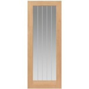 JB Kind Oak Internal Thames 1 Light Glazed Door 1981 x 762 x 35mm