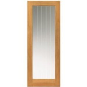 JB Kind Oak Internal Prefinished Thames 1 Light Glazed Door 1981 x 686 x 35mm
