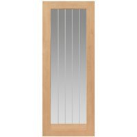 JB Kind Oak Internal Thames 1 Light Glazed Door 1981 x 838 x 35mm