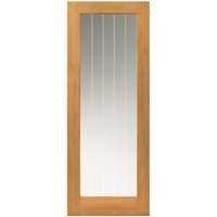 JB Kind Oak Internal Prefinished Thames 1 Light Glazed Door 1981 x 838 x 35mm