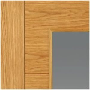 JB Kind Oak Bela Prefinished Glazed Door 1981 x 686 x 35mm