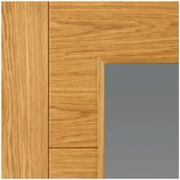 JB Kind Oak Bela Prefinished Glazed Door 1981 x 686 x 35mm